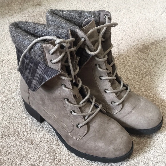 Brash Shoes - Payless Brash Women laceup boots, 7.5